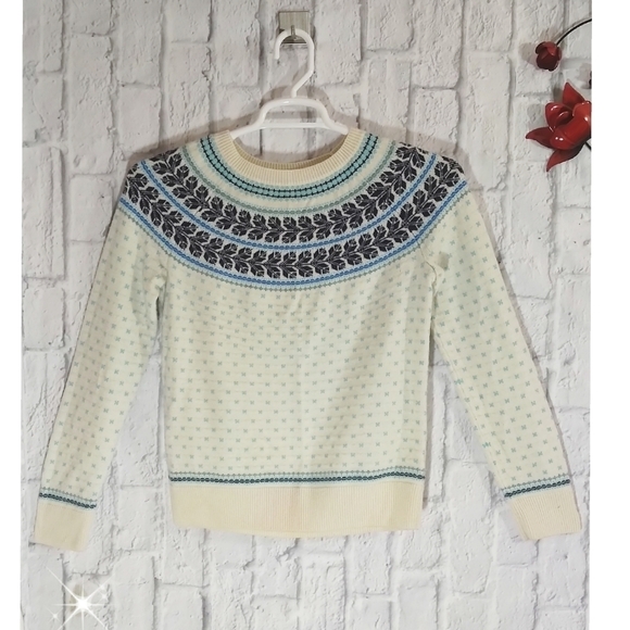 Talbots Isle Printed‎ Sweater - Picture 1 of 3